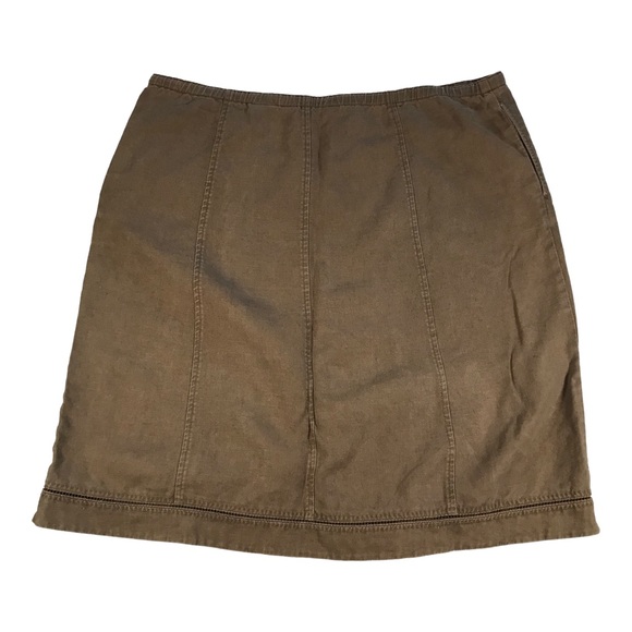 Eddie Bauer Linen Skirt - Picture 2 of 5